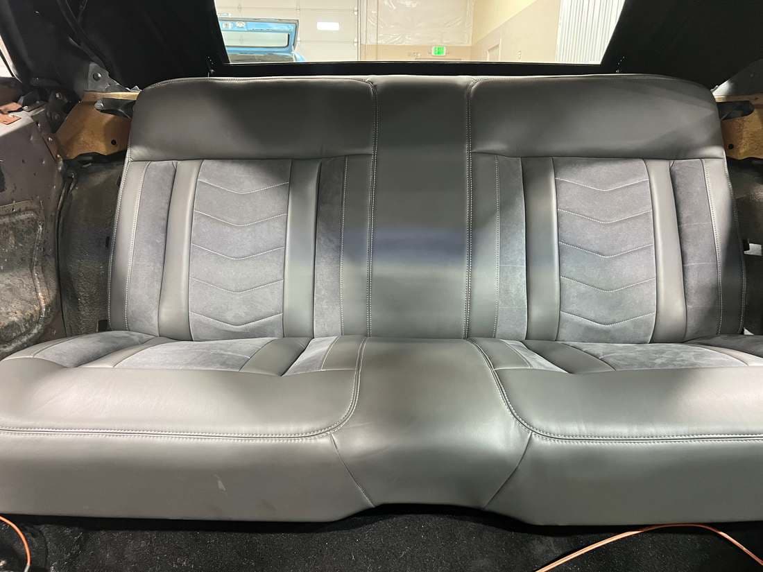NEW UPHOLSTERY — REAR BENCH